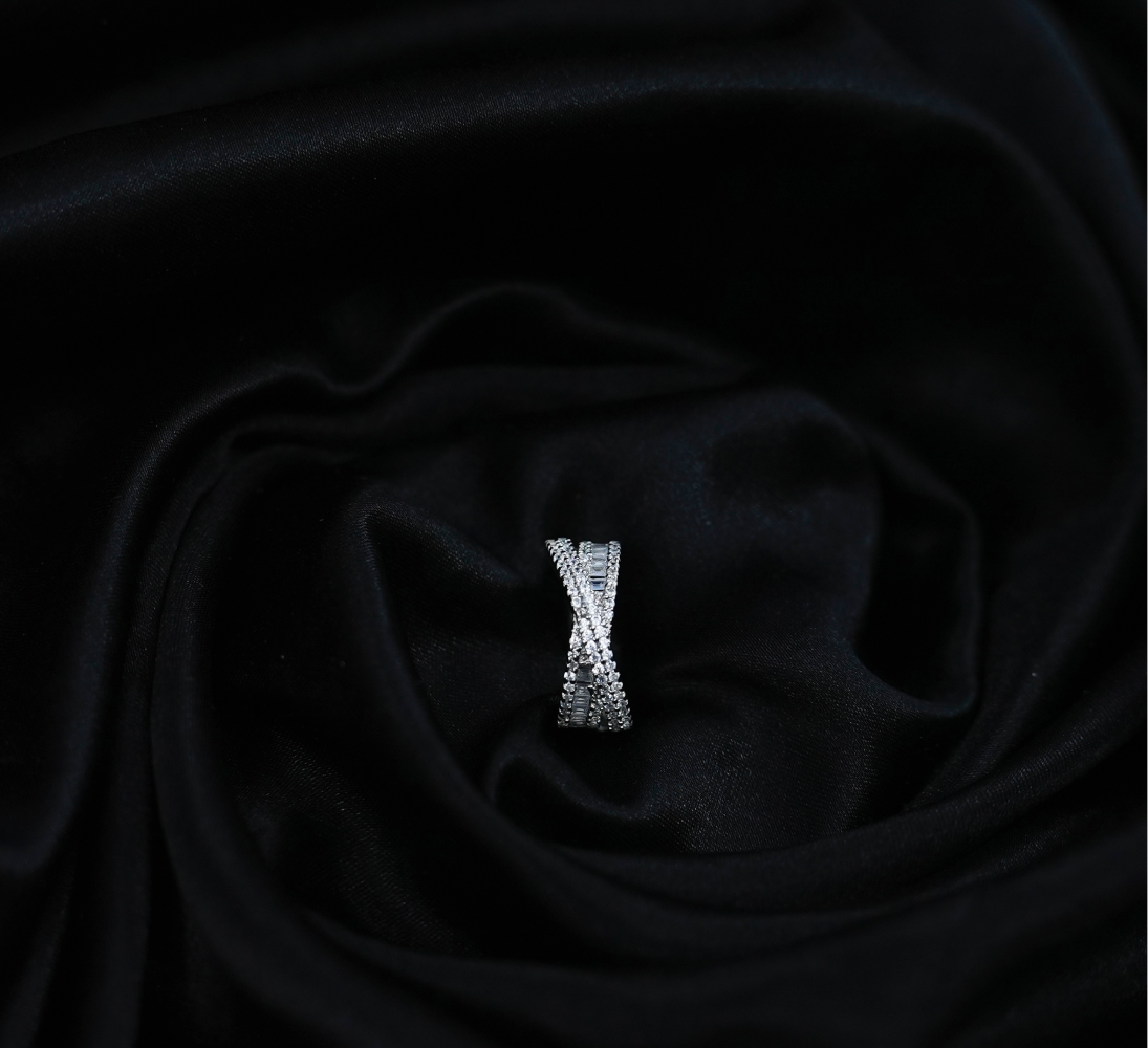 Infinity Radiance Silver Ring