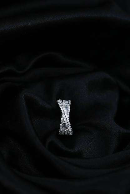 Infinity Radiance Silver Ring